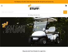 Tablet Screenshot of golfcartstuff.com